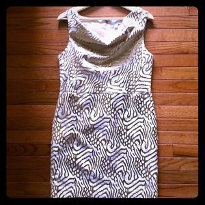 Vintage Gap metallic gold cocktail dress